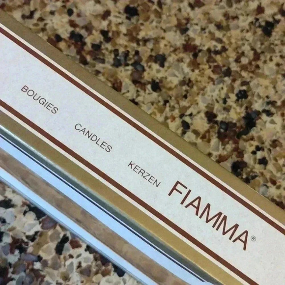 Vintage Fiamma Green twisted candles - Picture 7 of 7